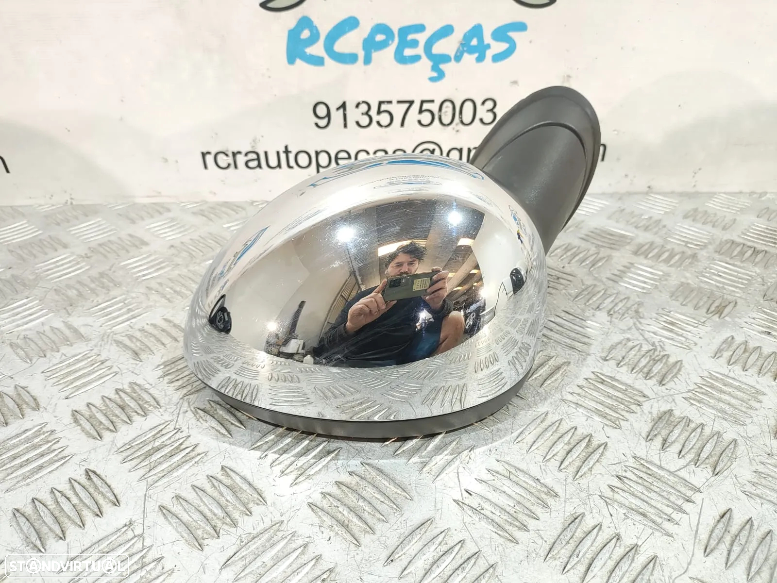 RETROVISOR ESQUERDO CROMADO MINI COOPER R55 R56 R57 - 8