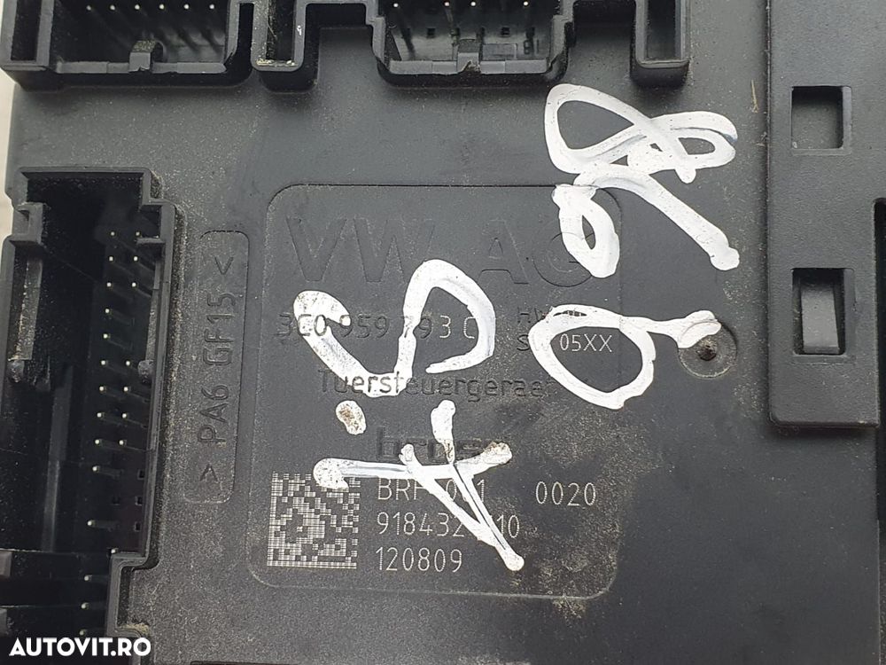 Macara geam stanga fara 3C0959793C Volkswagen VW Passat B7 [2010 - 20 - 3