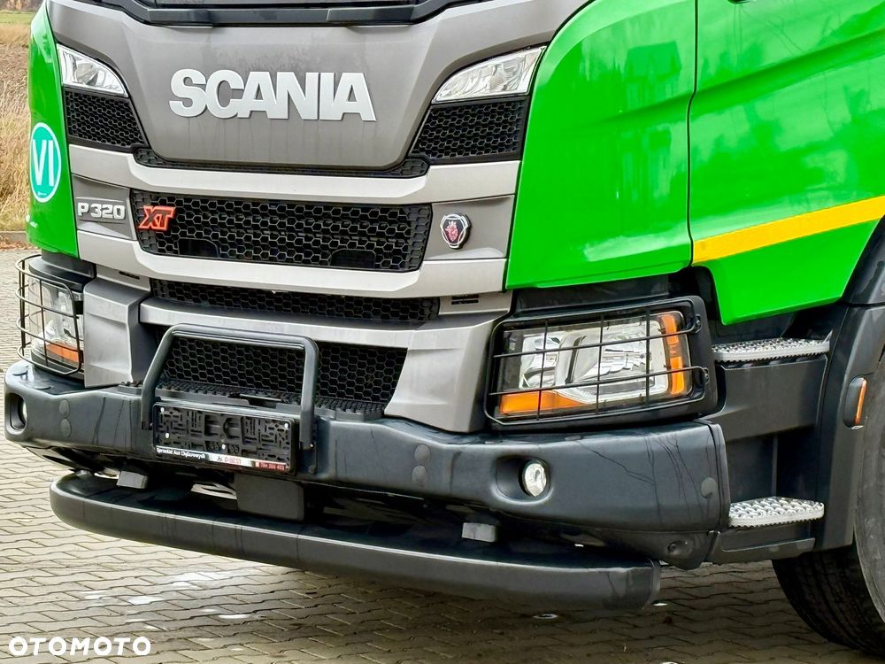Scania P320 / PLATFORMA / NOWY / 5 TYŚ KM / SYPIALKA / 2023 ROK / CAŁA NA PODUSZKACH / 7.7 M DŁUGOŚCI / LAWETA / DO PRZEWOZU MASZYN ROLNICZYCH ITP - 22