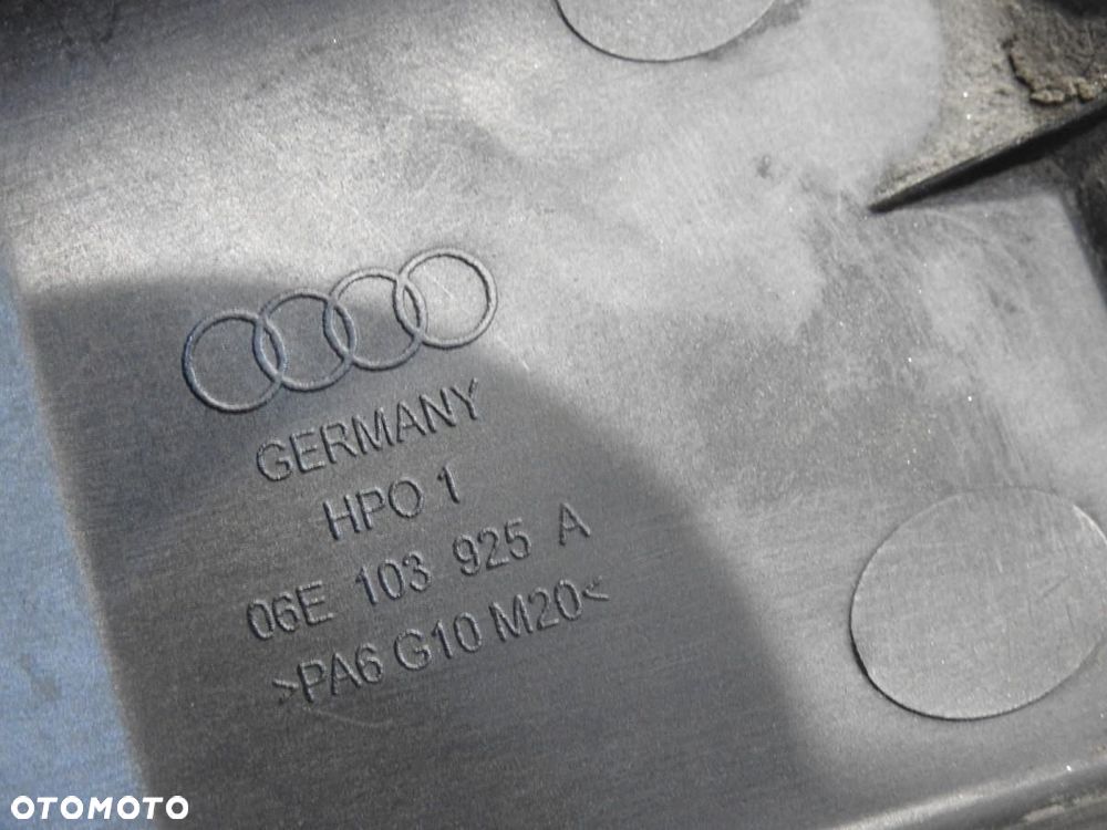 OSŁONA OBUDOWA SILNIKA AUDI A6 C6 3.2 FSI 06E103925A - 5