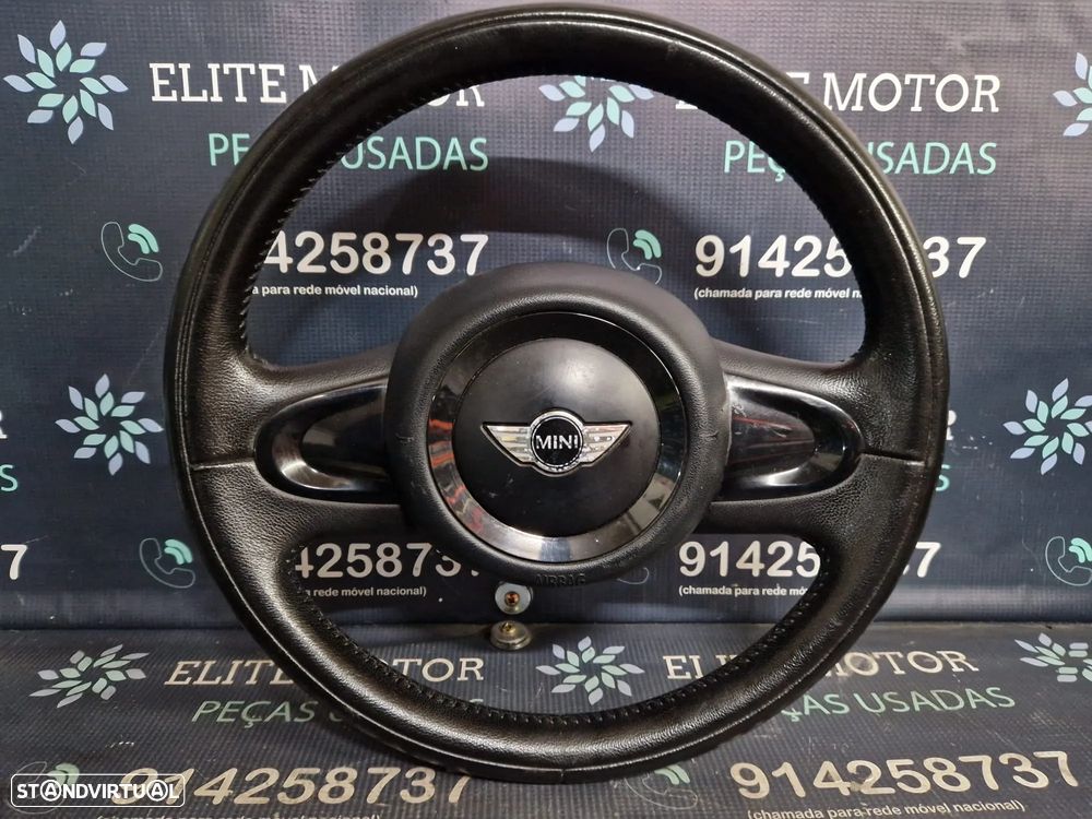 Volante usado pele com airbag MINI ONE COOPER CLUBMAN R56 R57 R55 - 3