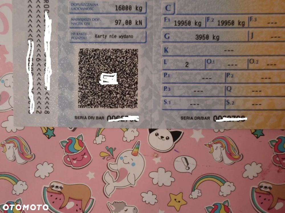 Inny PRZYCZEPA JEDNOOSIOWA, zarejestrowana uszkodzona, pozostałości DMC 1.5-10 ton, F-VAT-23% - 14