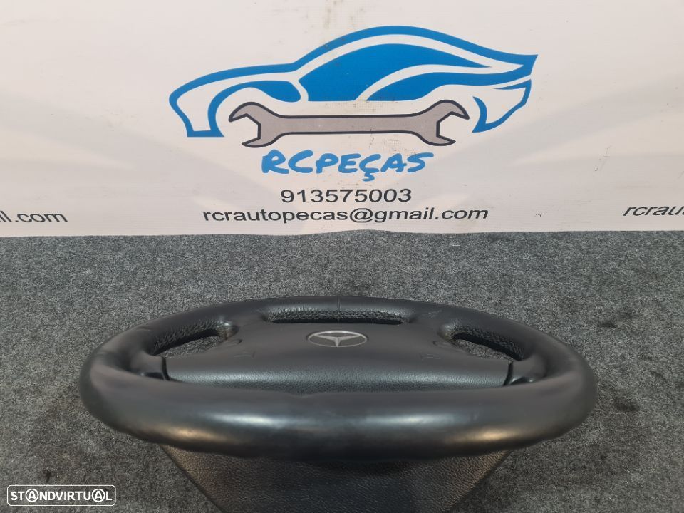 VOLANTE GUIADOR COMPLETO MERCEDES BENZ CLASS C W203 A2034600903 2034600903 PELE AIRBAG COMANDOS MULTIFUNÇÕES CONTROLO - 5