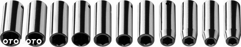 NEO 12-102 NASADKI UDAROWE DŁUGIE 11 ELEM 10-24mm 1/2 METALOWA WALIZKA - 3