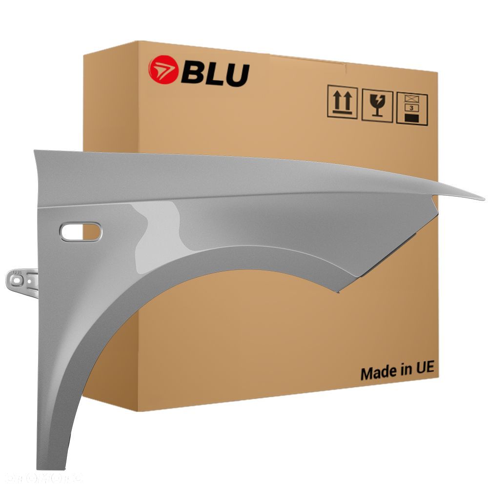 BLU Błotnik SEAT IBIZA IV 4 6J LS7Y prawy srebrny 08-17 przód Grau Luna - 1