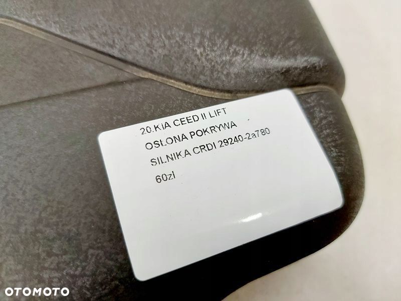 kia ceed ii 2 1.6 crdi osłona pokrywa górna silnika - 3