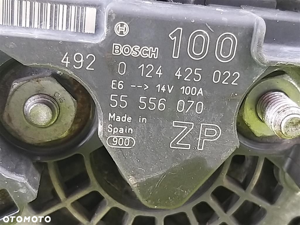 Alternator Opel Vectra C 2002-2008 1,8 B BOSCH 55556070 0124425022 100A - 3