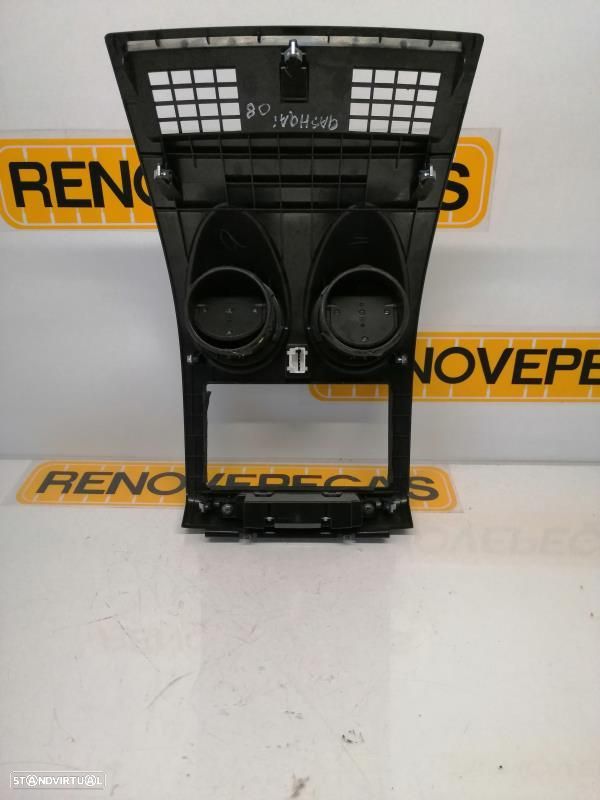 Moldura / Estrutura Consola Central / Rádio Nissan Qashqai / Qashqai + - 3