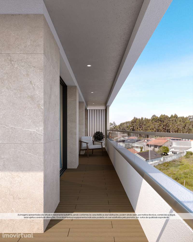 T3 NOVO | ÚLTIMO PISO TERRACE 23,67m² 2 GARAGENS CUSTÓIAS MATOSINHOS - Grande imagem: 4/28