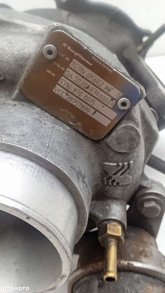 TURBINA 3.0 T6 3.0 TURBO 279KM 285KM 304KM 329KM VOLVO V60 7G9N6K682AE 30757899 - 2