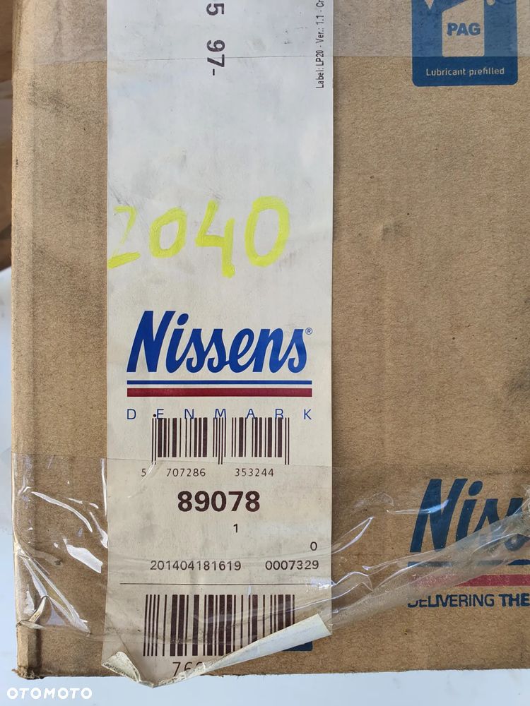 Kompresor, sprężarka klimatyzacji 24V, NISSENS 89078, DAF - 7