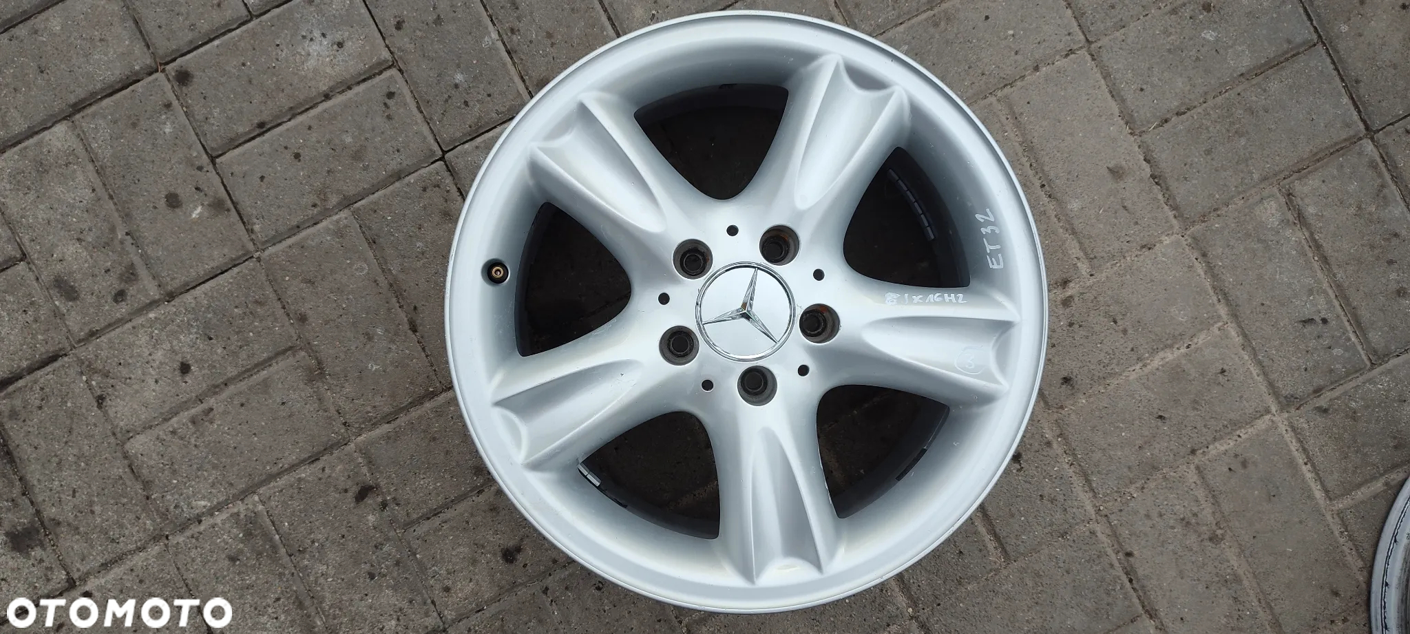 FELGI STOPNIOWANE  2094010102 7Jx16 CALI ET37 FELGI 5x112 MERCEDES 2094011102 8Jx16 CALI ET 32 W209 W203 - 8