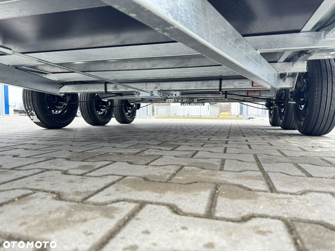 Lorries TPM35-4017 402x175 cm DMC 3500kg przyczepa 3 osiowa pod koparkę budowlanka - 15