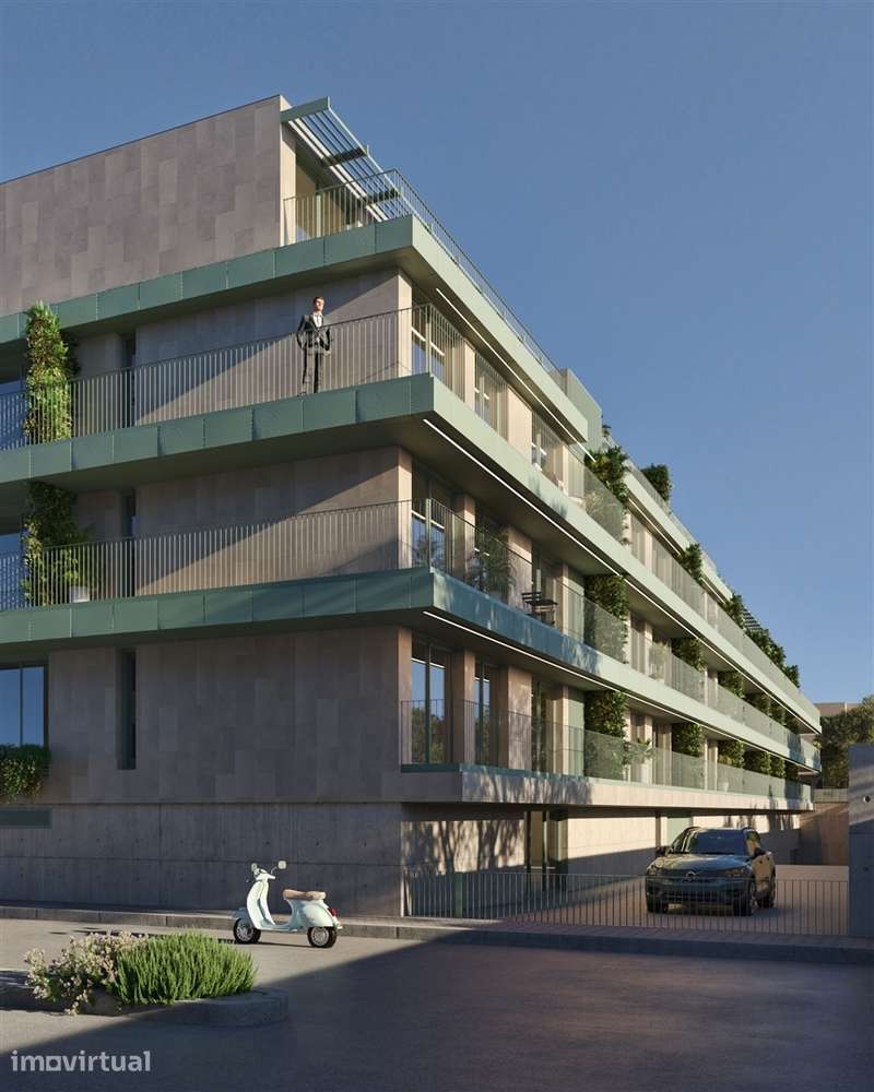 Apartamento T1 Novo São Félix da Marinha - Varanda - Lugar de garagem - Grande imagem: 2/12
