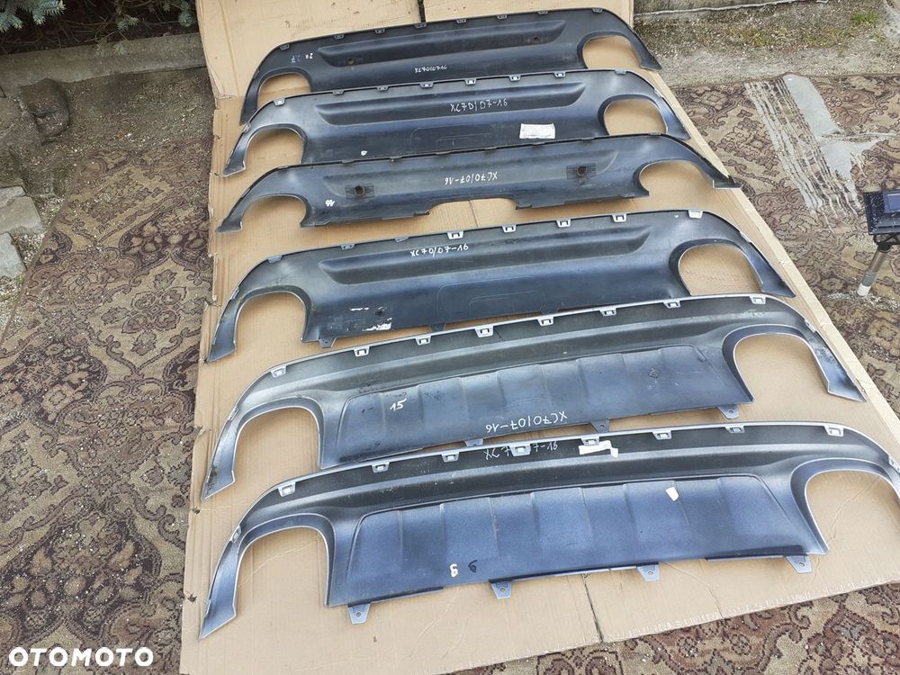 Spoiler dokładka zderzaka tył Volvo XC70 07-16r. - 5