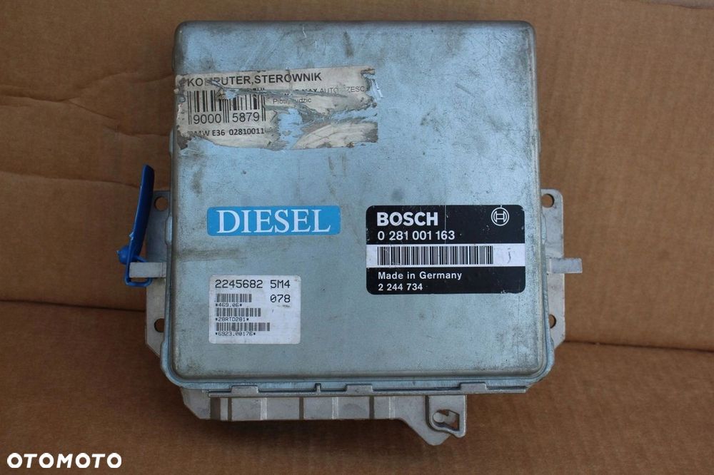 Komputer sterownik silnika BMW e34 2.5 TDS 143KM 0281001163 - 1