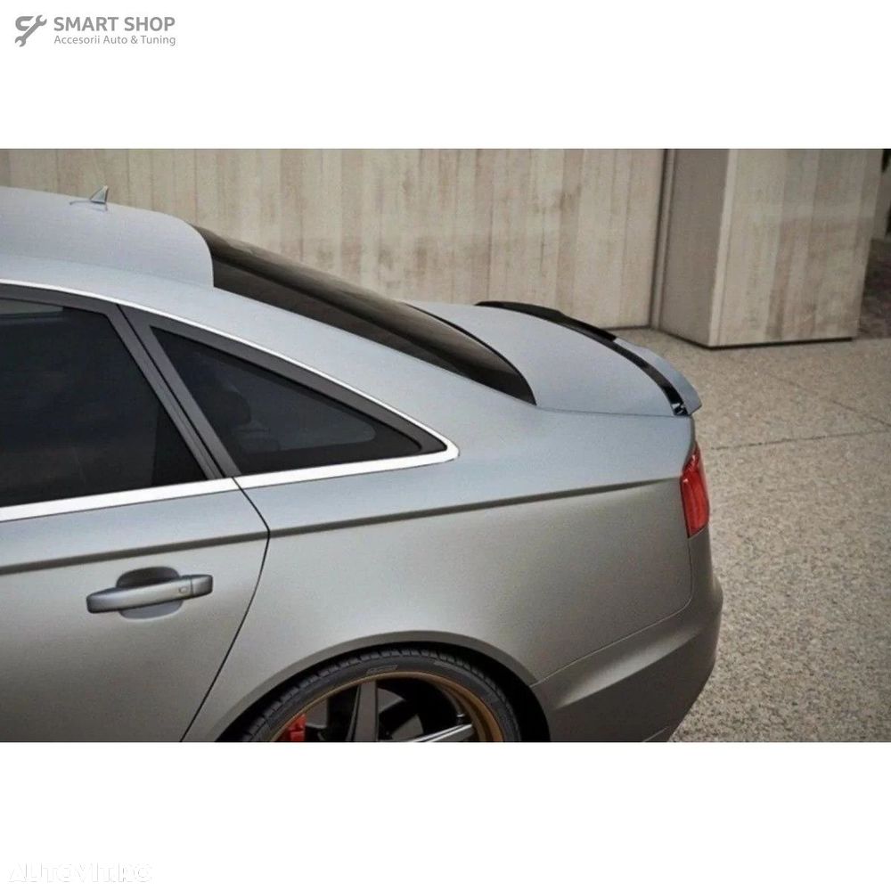 Eleron portbagaj Audi A6 C7 4G Sedan 4 Usi (2011-2018) Negru Lucios - 8