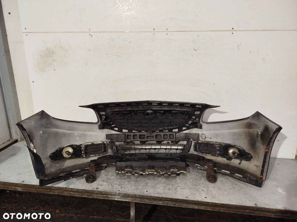 + ZDERZAK PRZÓD PRZEDNI OPEL INSIGNIA I A 1 Z22C CZARNY HALOGENY - 5