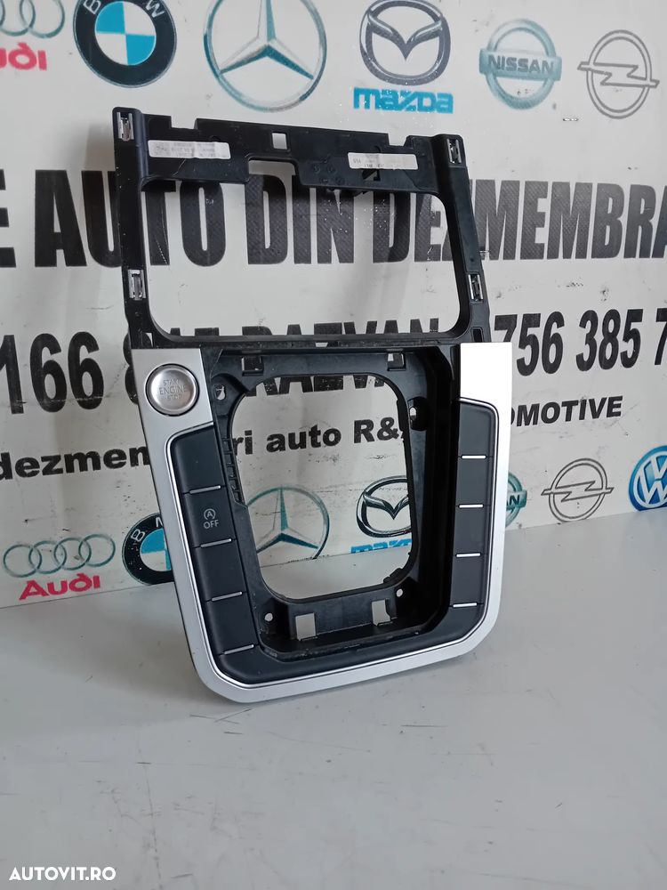 Rama Consola Centrala Cotiera Buton Start Stop Vw Passat B8 An 2014-2020 Volan Stanga - 4