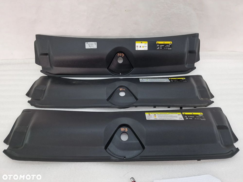 AUDI A4 B9 8W0 14- , LIFT 18- OSŁONA / NAKŁADKA PASA PRZEDNIEGO PRZÓD , NR 8W0807081 , 8W0807081F , NR AUKCJI OP80 - 10