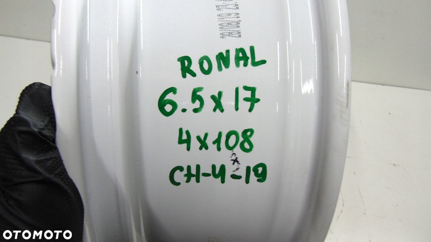 CITROEN C3 C4 BERLINGO FELGA ALUMINIOWA 6,5" 17" 4X108 ET 19 - 9