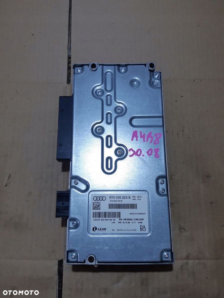 AUDI A4 B8 A5 8T WZMACNIACZ BANG OLUFSEN 8T0035223S - 3