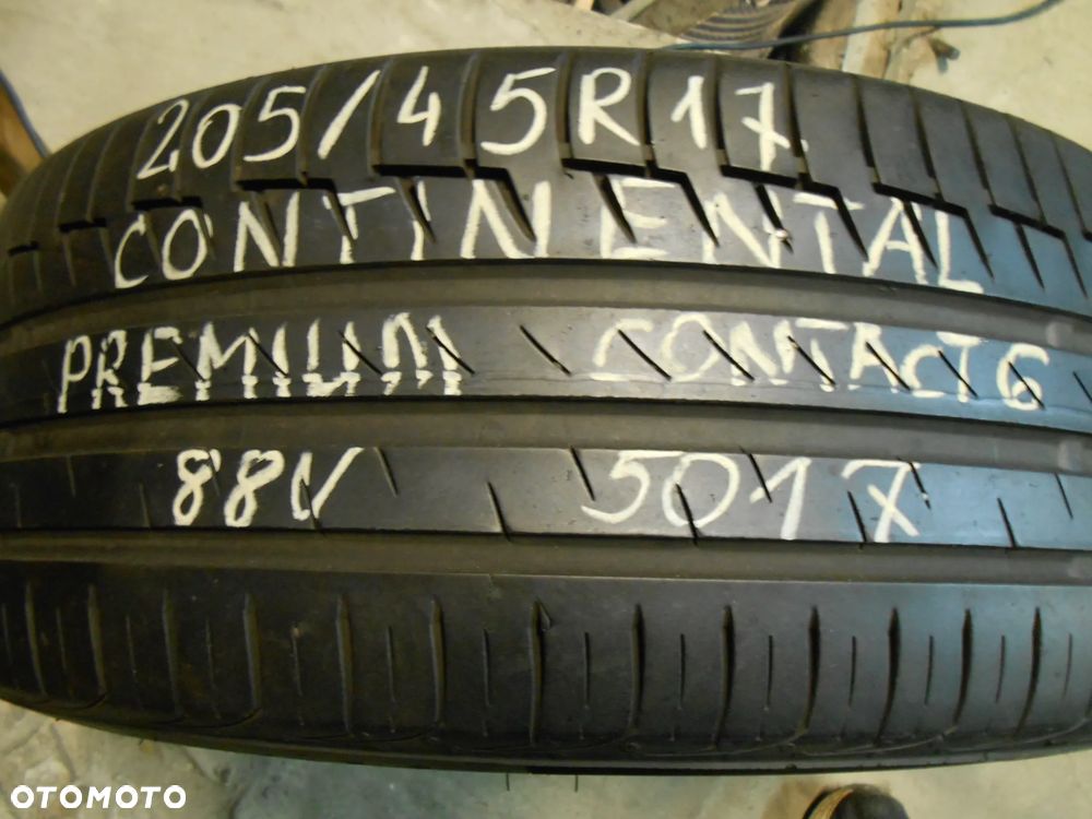 OPONA POJEDYNKA 205/45R17 Continental Premium Contact 6 DOT 5017 7.4MM - 1