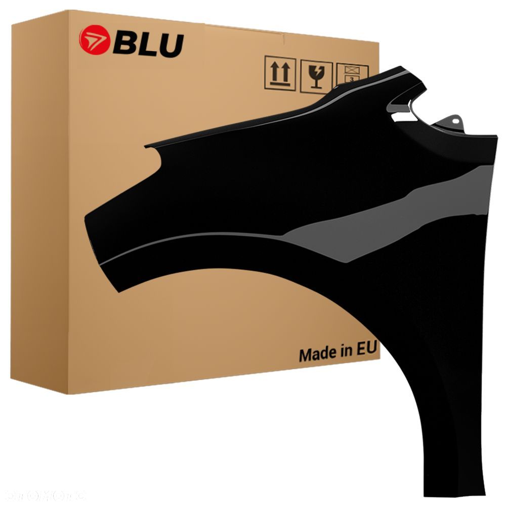 BLU Błotnik VOLKSWAGEN VW UP! LIFT LC9X lewy przód czarny 2016- TiefSchwarz