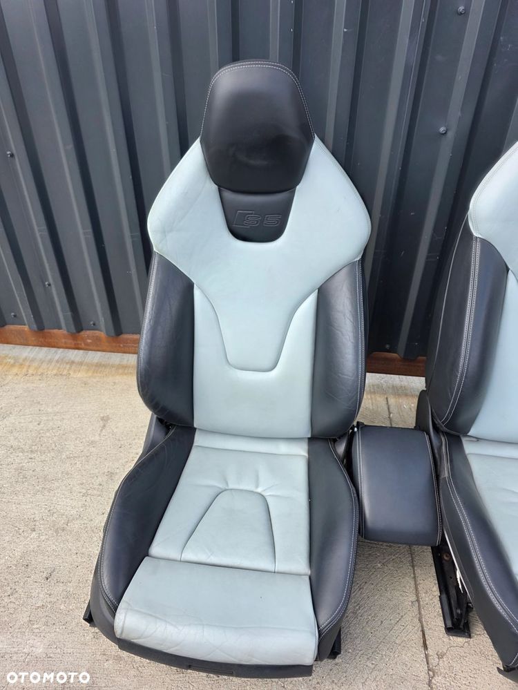 FOTEL FOTELE AUDI A5 S5 8T COUPE CABRIO PODGRZEWANY PRZÓD TYŁ FULL ! - 5