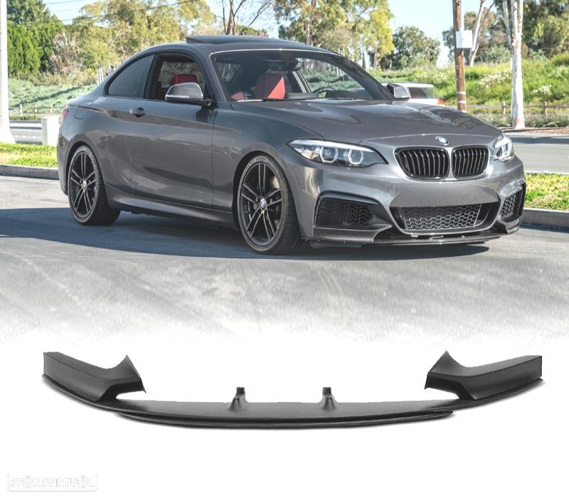 SPOILER LIP PARA-CHOQUES FRONTAL BMW F22 F23 12-16 LOOK M PERFORMANCE - 1