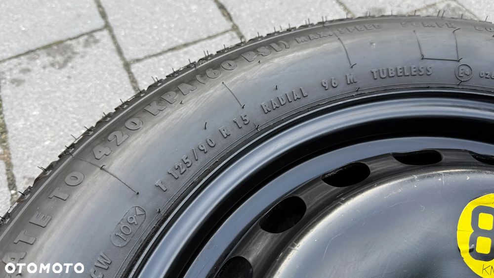 Nowe koło dojazdowe r15 5x120 Bmw 125/90 Dojazdówka 5x120 ET36 e46 e36 2150330 vw t5 transporter - 8