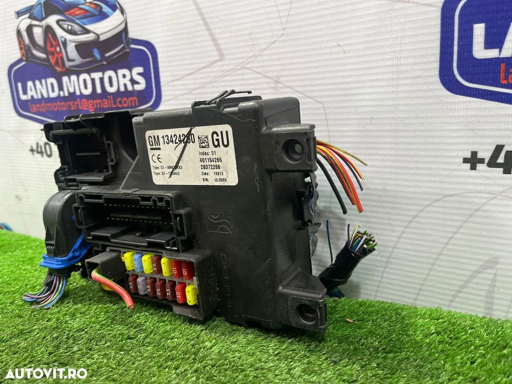 TABLOU PANOU SIGURANTE OPEL CORSA D 1.3 DIESEL 2013 COD OEM 13424260 401154265 28372268 2006-2014 - 3