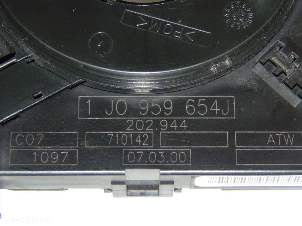 ORYGINAŁ taśma zwijak moduł czujnik skrętu 1J0959654J Audi A3 8L VW Volkswagen Golf 4 IV Bora Passat B5 96-01r - 2