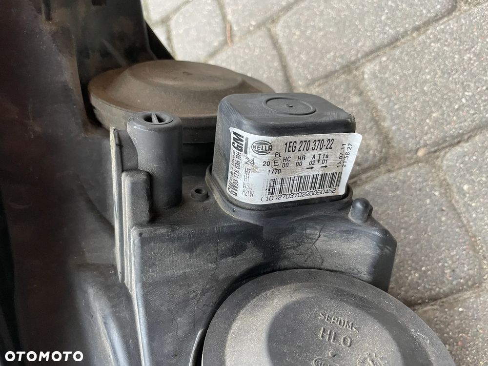 OPEL ASTRA H III LIFT PRZÓD KOMPLETNY ZDERZAK LAMPA REFLEKTOR LEWY przedni GRILL lampa reflektor LEWA PRAWA GTC Hella Z167 - 8