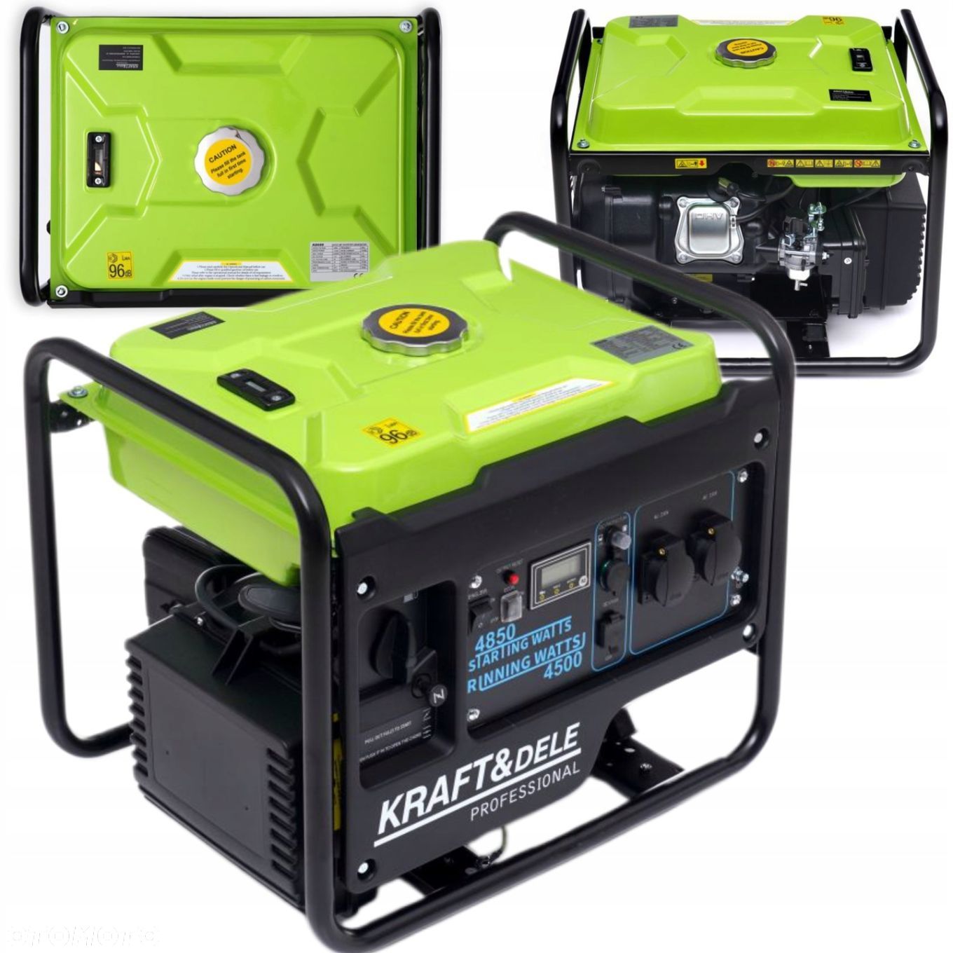 AGREGAT PRĄDOTWÓRCZY INWERTOROWY 4,5kW / 4,85kW BENZYNA KRAFTDELE KD688 - 1