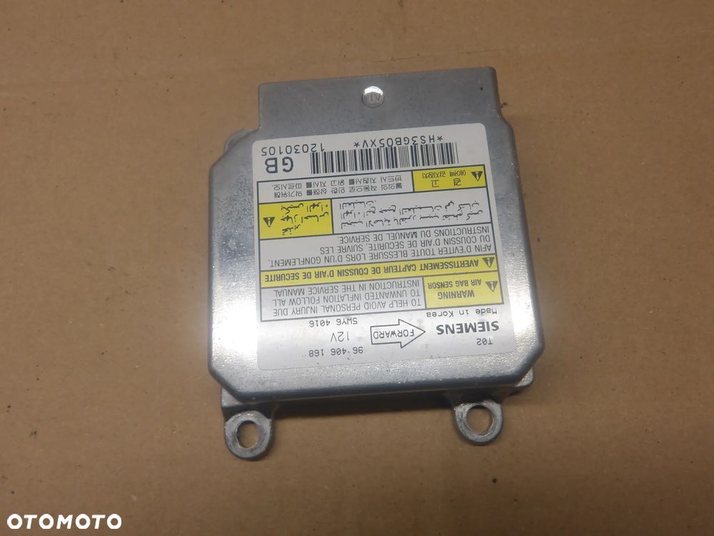 DAEWOO KALOS 1.4B MODUŁ AIRBAG 96406168 - 1