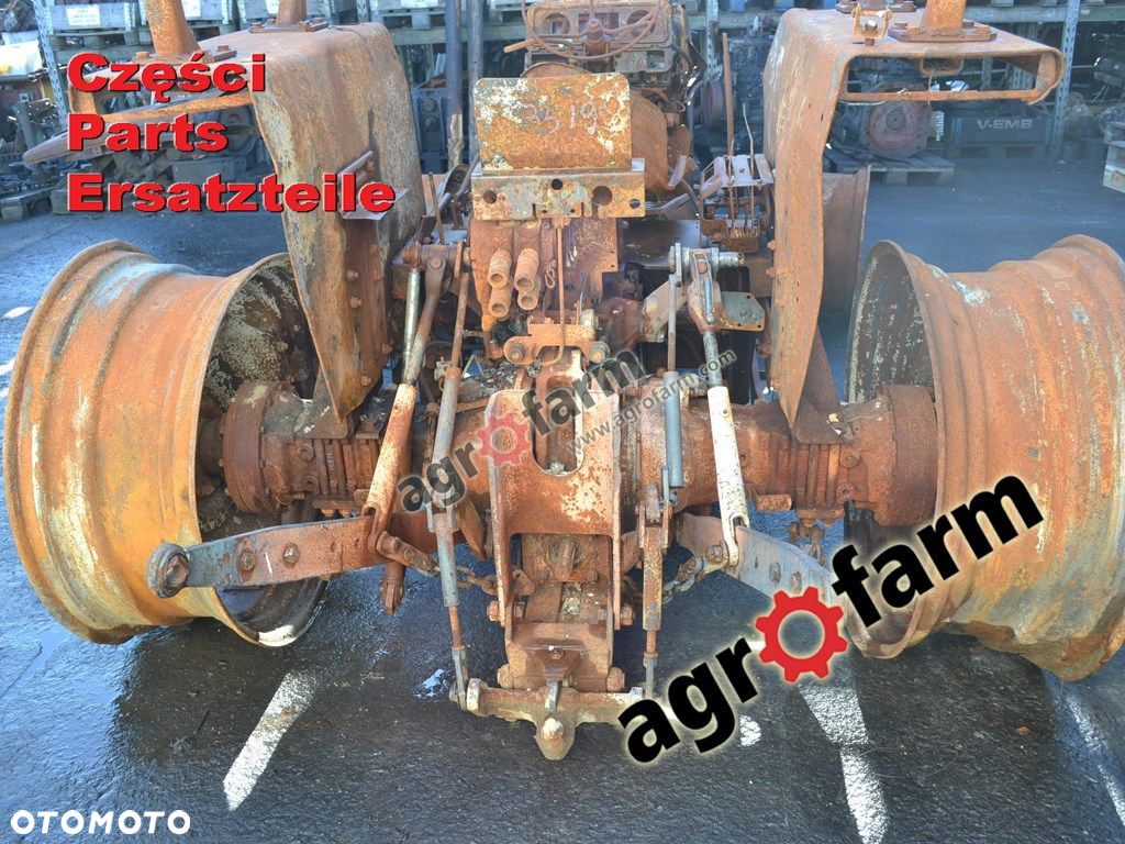 Massey Ferguson 375 części, skrzynia biegów, oś - 4