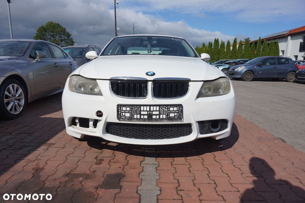 MASKA ZDERZAK BŁOTNIKI LAMPY 3 E90 A34 M-PAKIET BMW 2004-2008 BIAŁY PRZÓD KOMPLETNY - 20