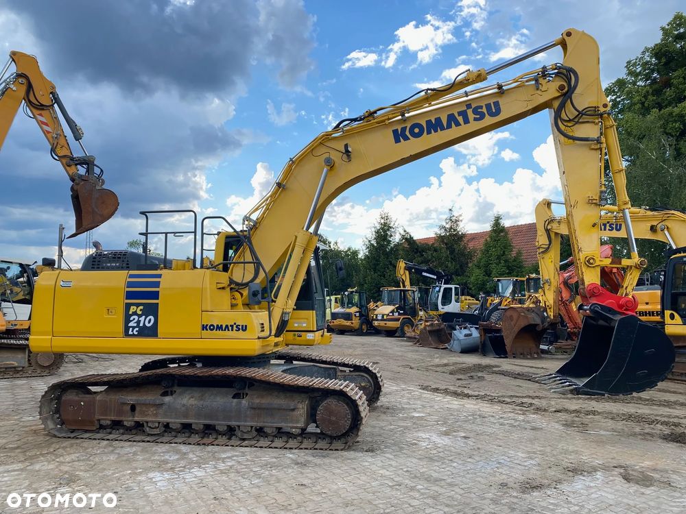 Komatsu PC 210 LC-10, 2013 ROK, z NIEMIEC, SERWISOWANA W KOMATSU, - 2