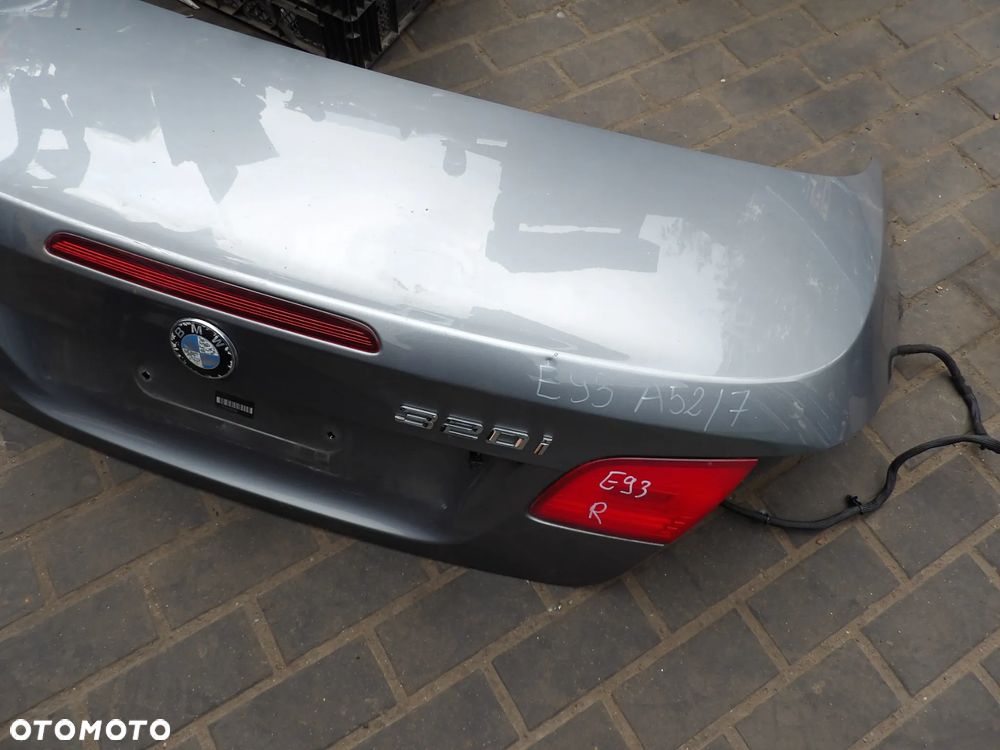 BMW - E93 - KOLOR A52/7 - KLAPA BAGAŻNIKA - BEZ LAMP - 2