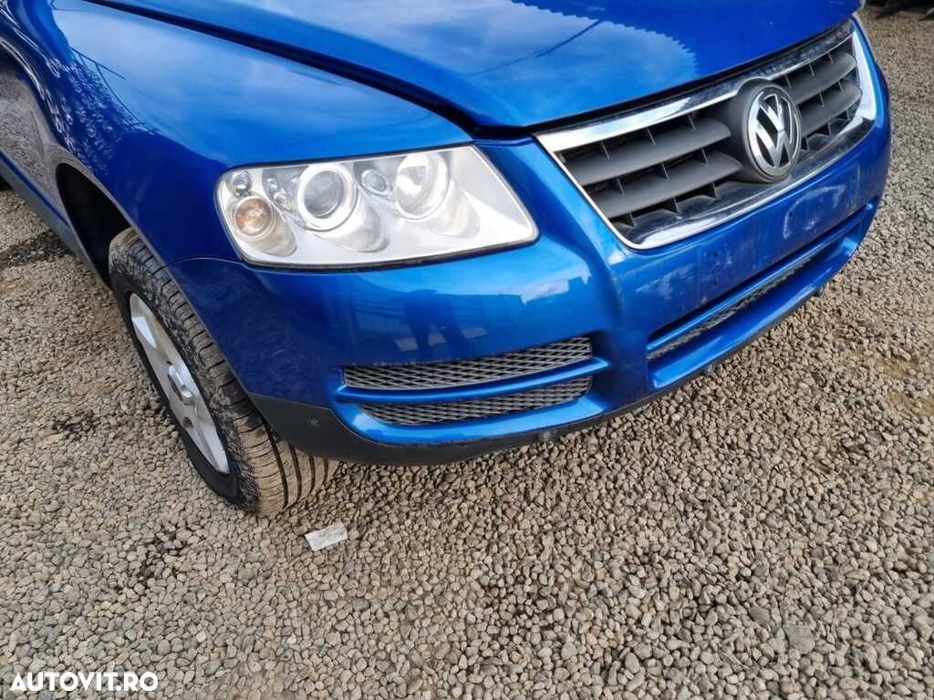Bara fata Volkswagen Touareg 7L 2003 - 2006 ALBASTRU (1127) model fara spalatoare far - 5