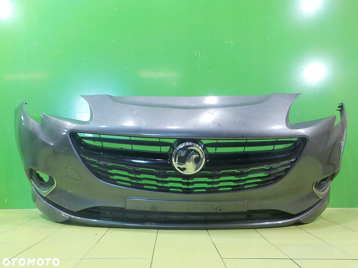 OPEL CORSA E 1.4 T 15r HB 3D zderzak przod atrapa - 1