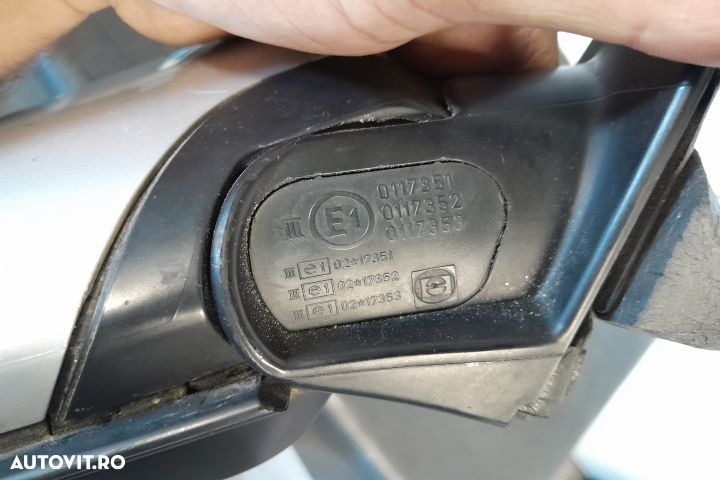 Oglinda dreapta electrica E10117351  E10117352 CU 5 FIRE E10117351  E - 6