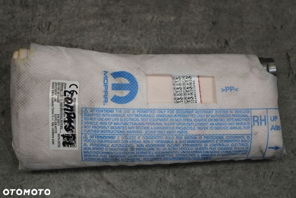 AIR BAG PODUSZKA PRAWA FOTELA JEEP COMPASS II LIFT
