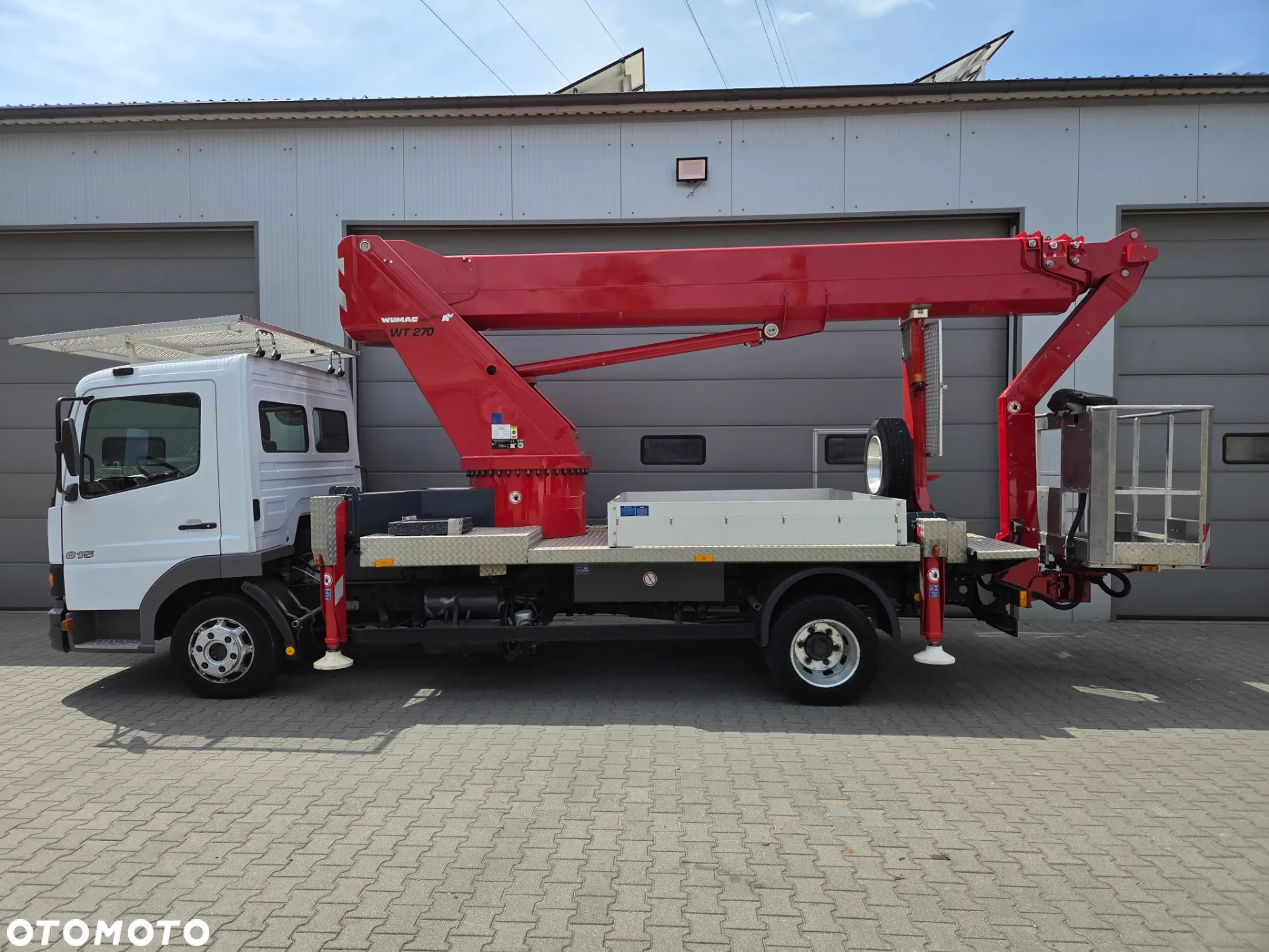 Mercedes-Benz Atego 815 - 27 m - Podnośnik koszowy zwyżka WUMAG WT 270 jak RUTHMANN GSR UDT - 2