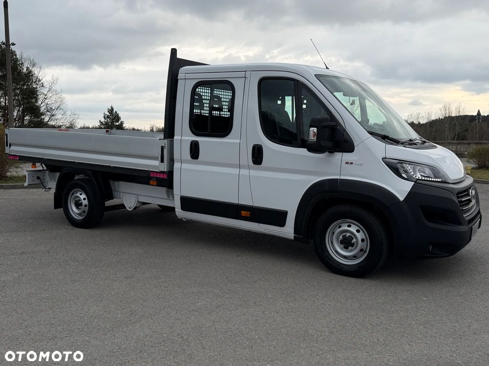 Fiat Ducato Doka 7 osób / Brygadowy / Paka 3.3m / Wzmacniany Maxi Koła 16" / Silnik Iveco 2.3 140km  / Ledy / Bogate wyposażenie / Zadbany jak nowy / 1 Właściciel / Salon PL / FV23% - 5