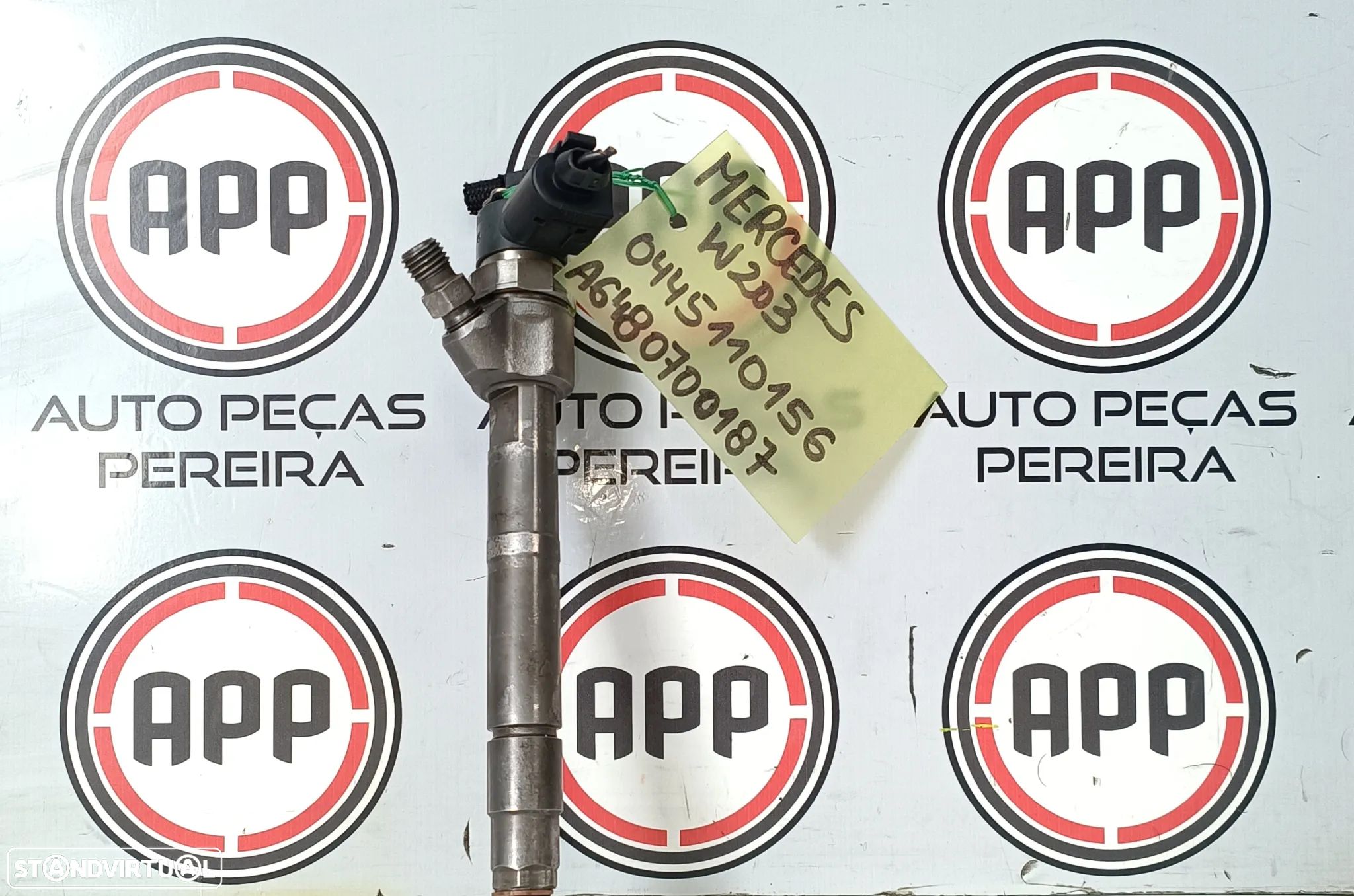 Injetores Mercedes W203 220 CDI, referência 0445110156, A6480700187. - 1