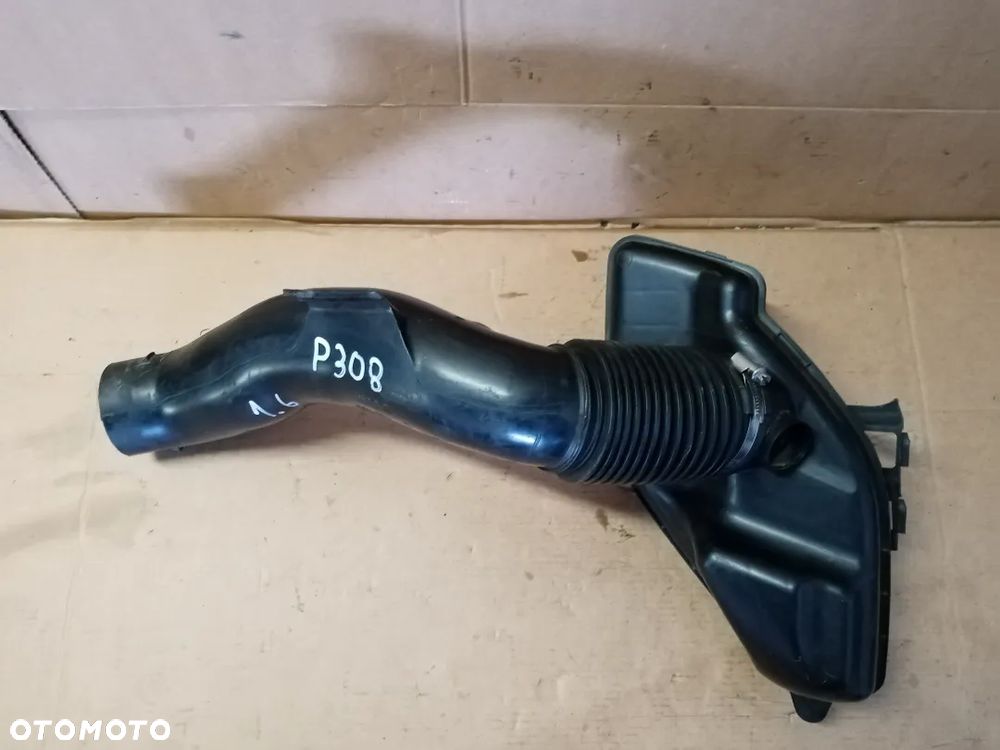 Rezonator powietrza rura Peugeot 308 T7 1.6 THP 9656237980 9684318180 - 2