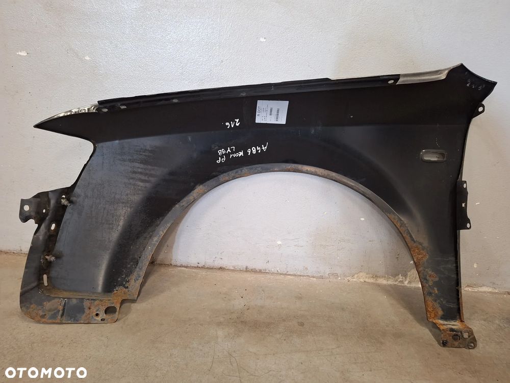 BŁOTNIK PRAWY PRZÓD PRZEDNI AUDI A4 B6 LAK: LY9B NR216 - 11