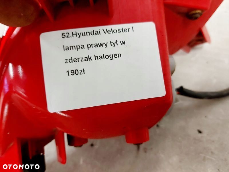 hyundai veloster lampa przeciwmgielna prawy tył - 5